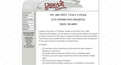 Desktop Screenshot of classicauto-showplace.com